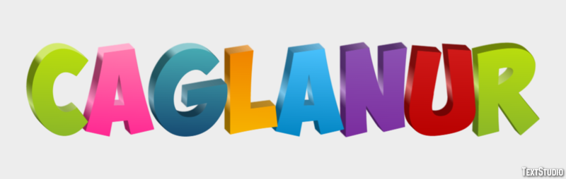 Çağlanur Texteffekt