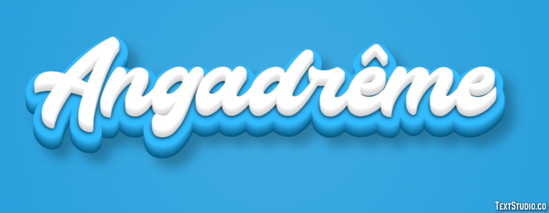 Angadrême Effet de Texte