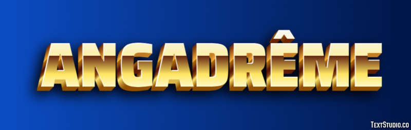 Angadrême Texteffekt