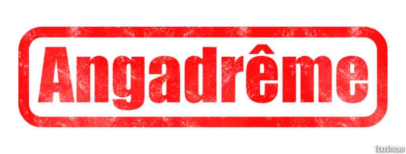 Angadrême Texteffekt