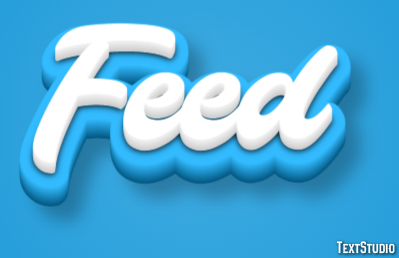 Feed テキスト効果