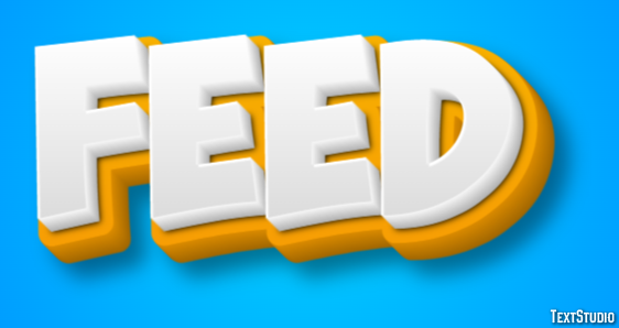 Feed テキスト効果