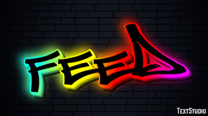 Feed テキスト効果