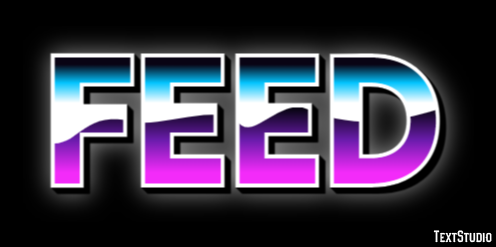Feed テキスト効果
