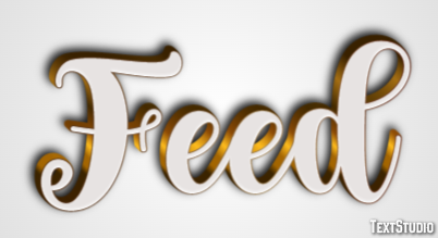 Feed Text Effect