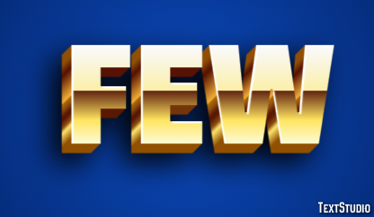 Few Text Effect