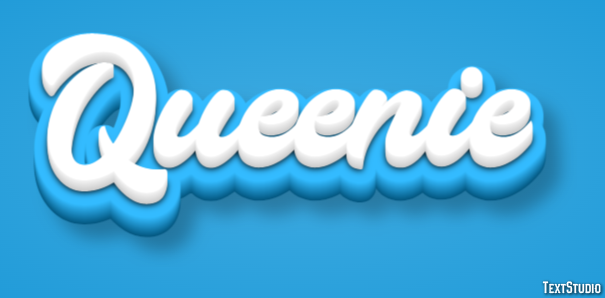 Queenie Text Effect