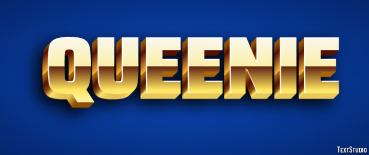 Queenie Text Effect