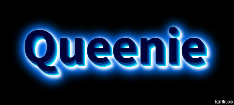Queenie Effetto testo