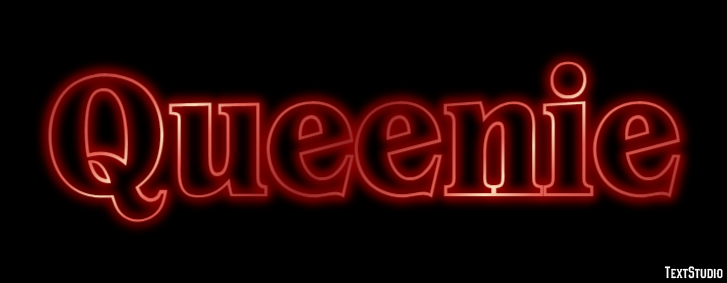 Queenie Text Effect