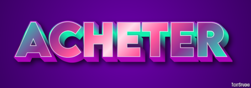 Acheter テキスト効果