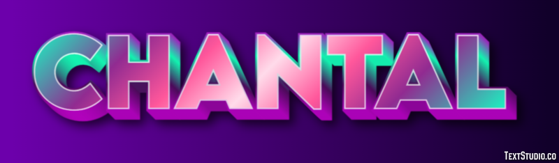 Chantal Tekst Effect