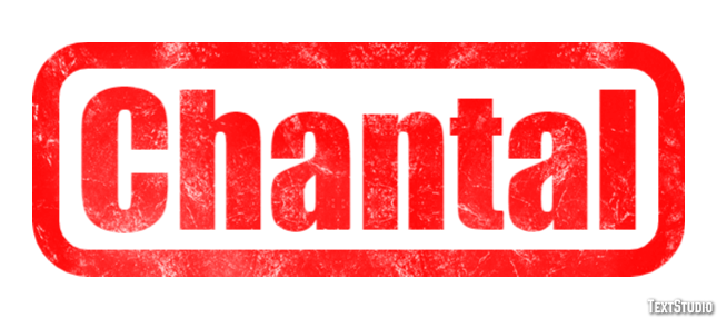 Chantal Tekst Effect