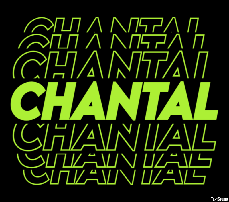 Chantal Texteffekt