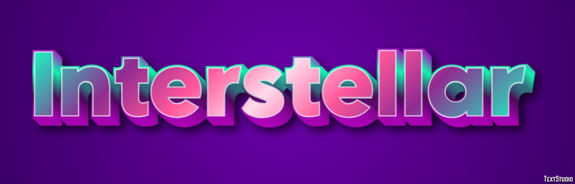 Interstellar Effetto testo