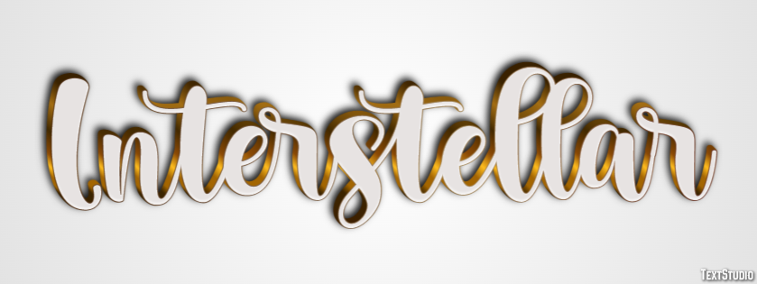 Interstellar Efecto de Texto