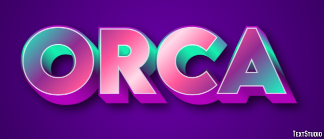 Orca Efecto de Texto