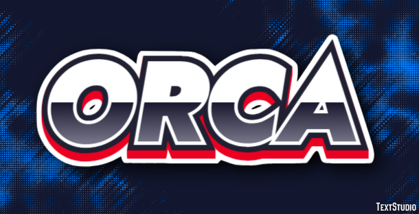 Orca Efecto de texto