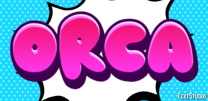 Orca Efecto de texto