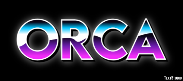 Orca Efecto de texto