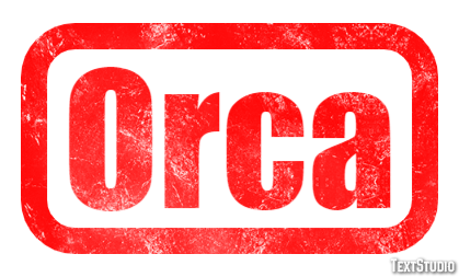 Orca Efecto de Texto