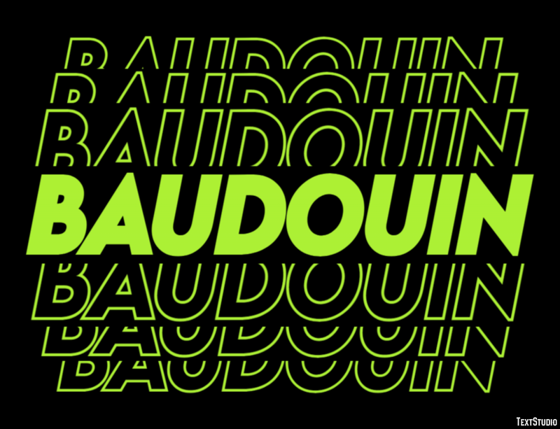 Baudouin Effetto testo