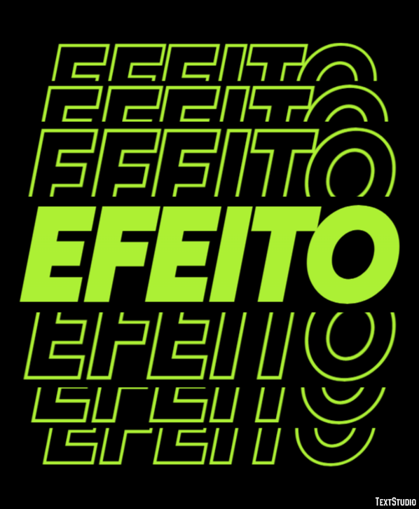 Efeito Text effect