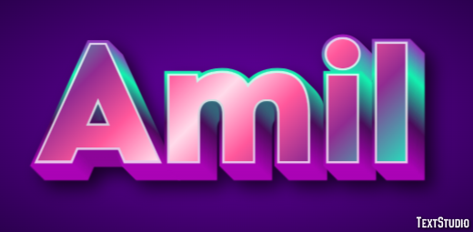 Amil Эффект текста