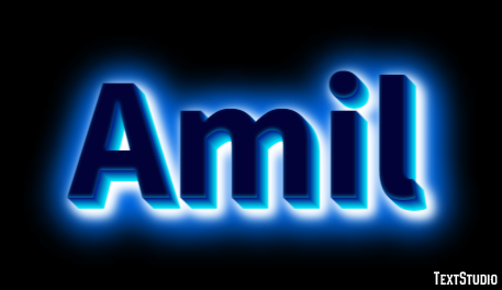 Amil Efeito de texto