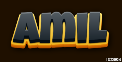 Amil Efeito de texto