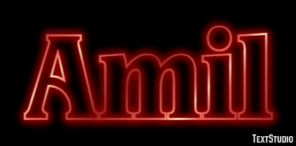 Amil Text Effect