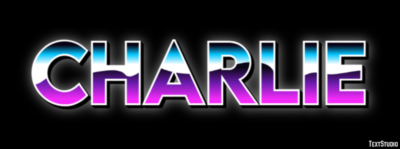 Charlie Efeito de texto