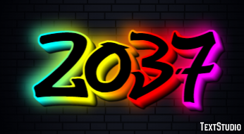 2037 Text Effect