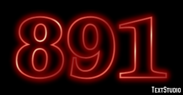 891 Text Effect