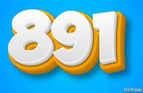 891 Text Effect