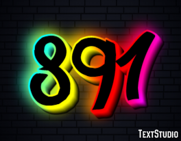891 Text Effect