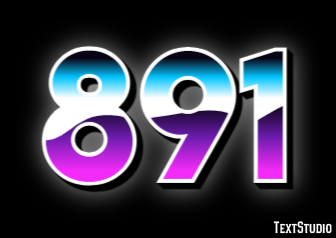891 Text Effect