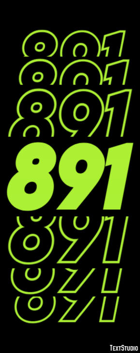 891 Text Effect