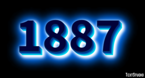 1887 テキスト効果