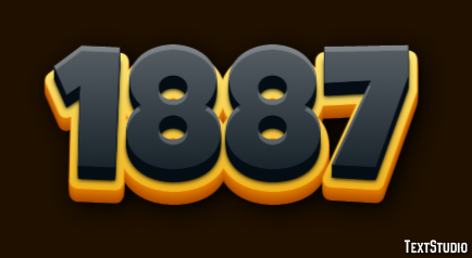 1887 テキスト効果