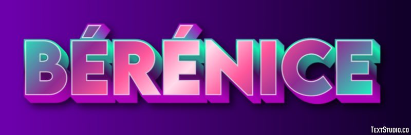 Bérénice Text Effect