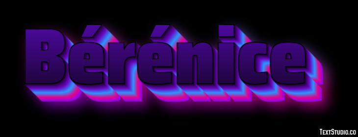Bérénice Text Effect