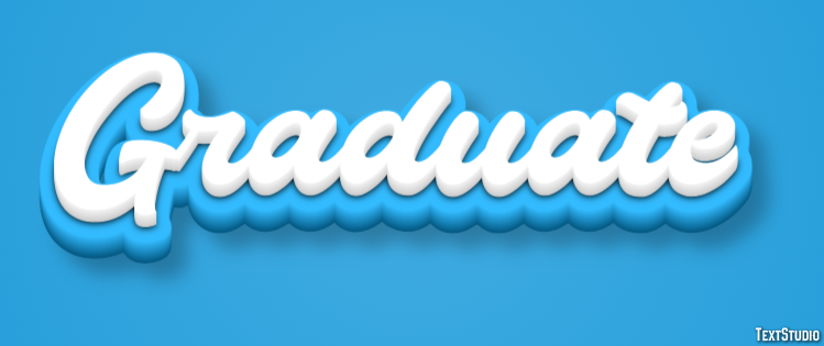 Graduate Text Effect