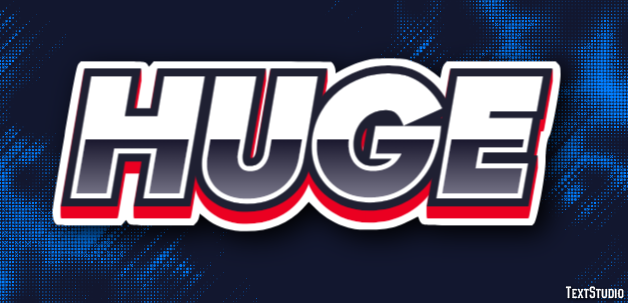 Huge Text Effect