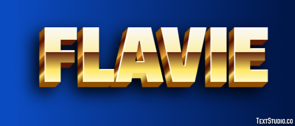 Flavie Texteffekt