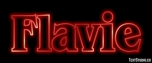 Flavie Texteffekt