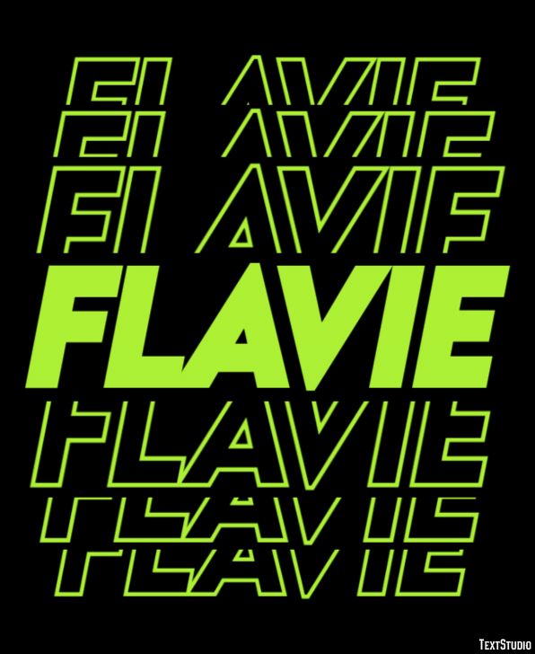 Flavie Texteffekt