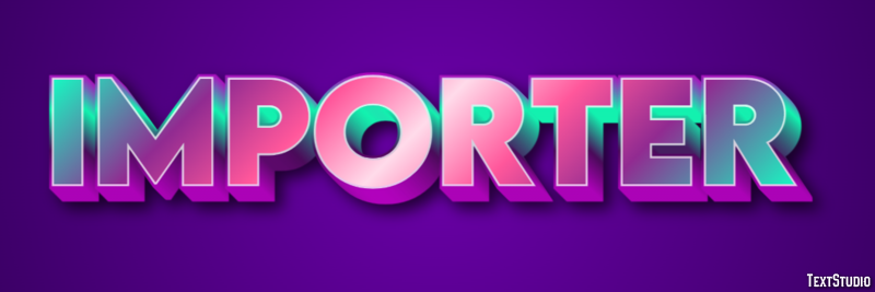 Importer Effet de texte