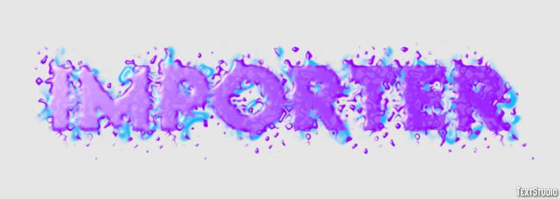 Importer Effet de texte