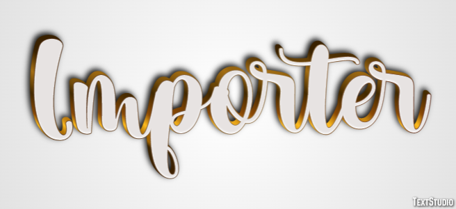 Importer Effet de Texte